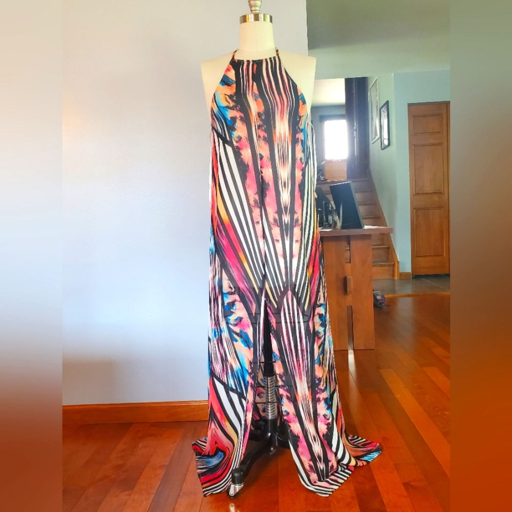 Nordstom Printed Maxi with Front Slit